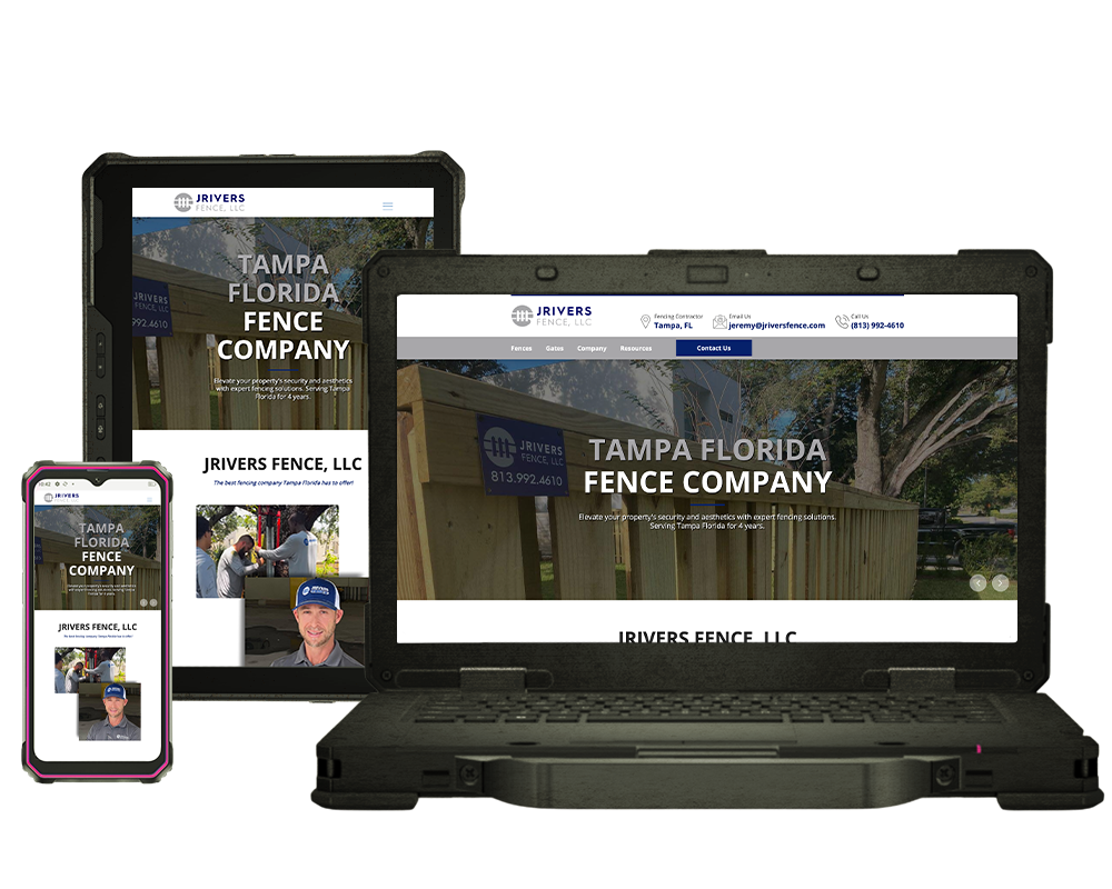 Happy Fence company website client